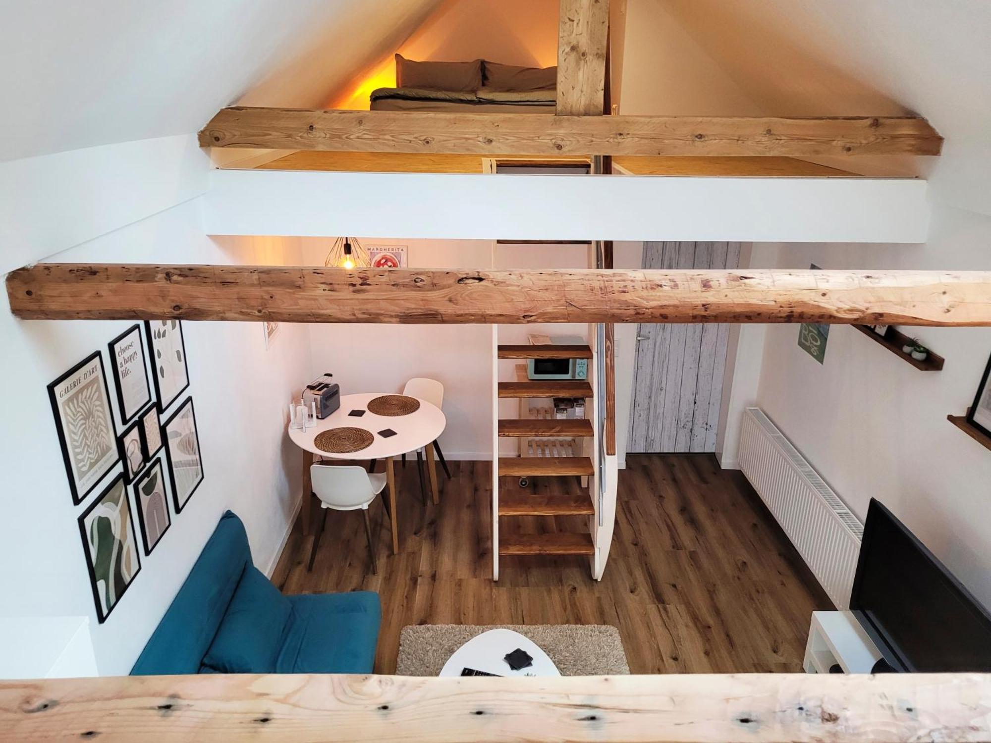 Modernes 1-Zimmer-Apartment Mit Galerie-Schlafkoje Im Skandinavischen Stil Ostenfeld  Екстериор снимка