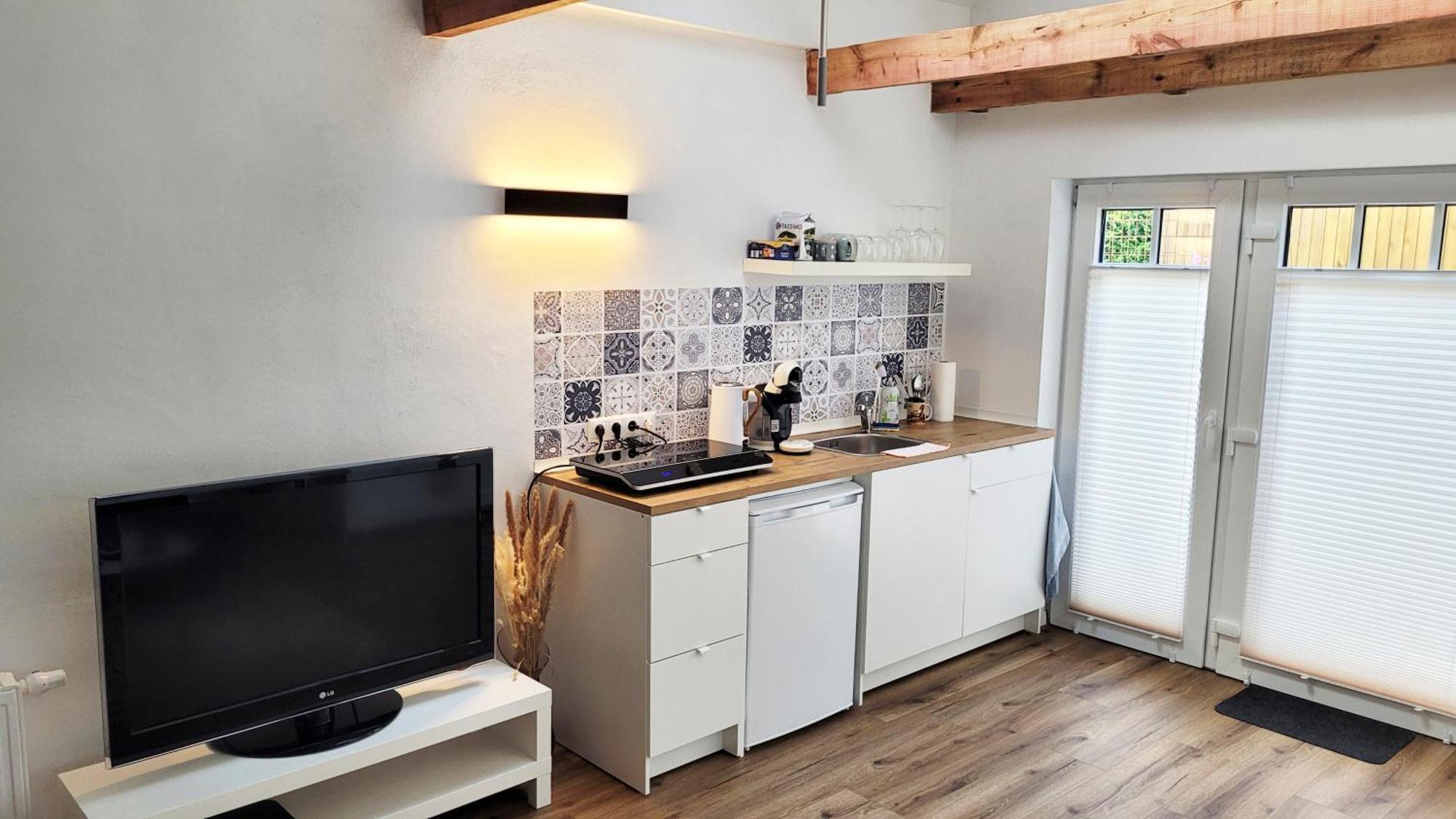 Modernes 1-Zimmer-Apartment Mit Galerie-Schlafkoje Im Skandinavischen Stil Ostenfeld  Екстериор снимка