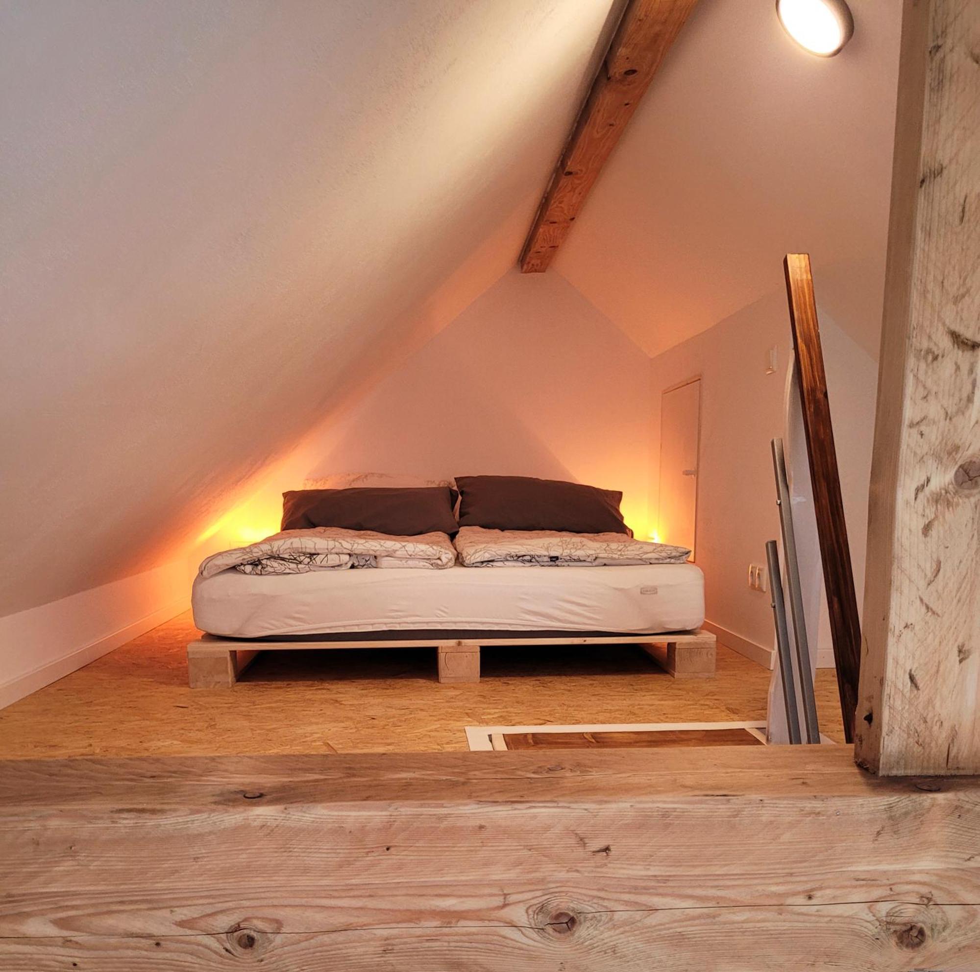 Modernes 1-Zimmer-Apartment Mit Galerie-Schlafkoje Im Skandinavischen Stil Ostenfeld  Екстериор снимка